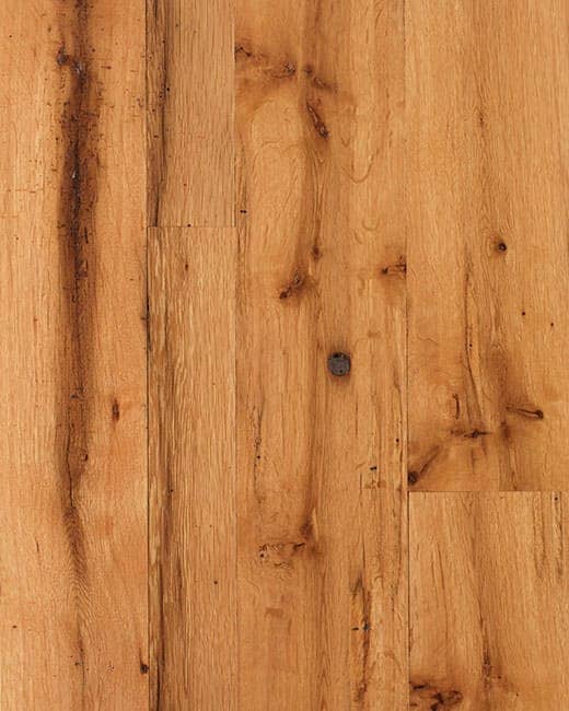 Reclaimed hardwood oak flooring