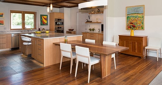 rift-sawn-red-oak rift sawn red oak floor in kitchen