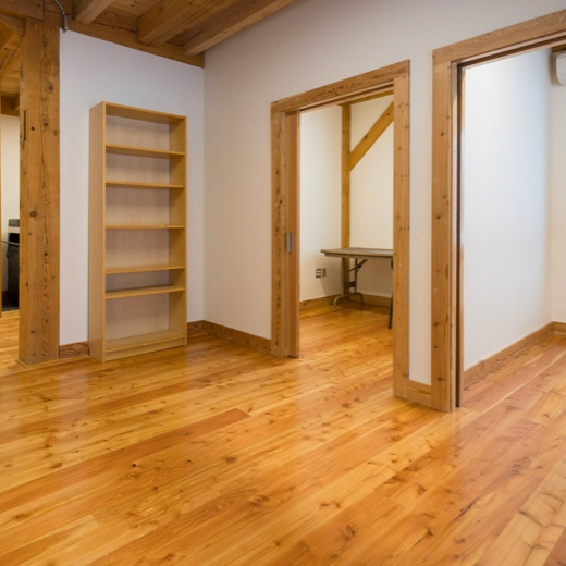 Larch Plank Flooring - Business Office - VTPF