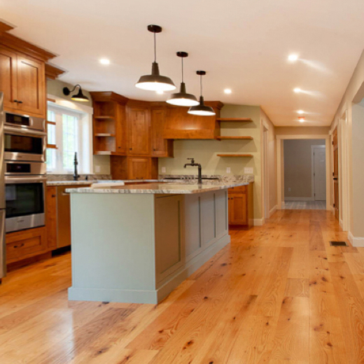 Red Oak Plank Flooring - Kitchen