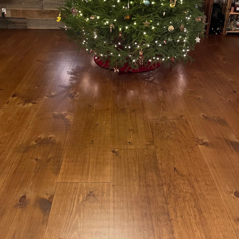 eastern white pine plank flooring - christmas tree