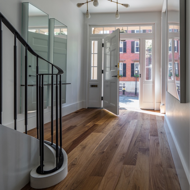 Select Walnut Plank Flooring Entryway