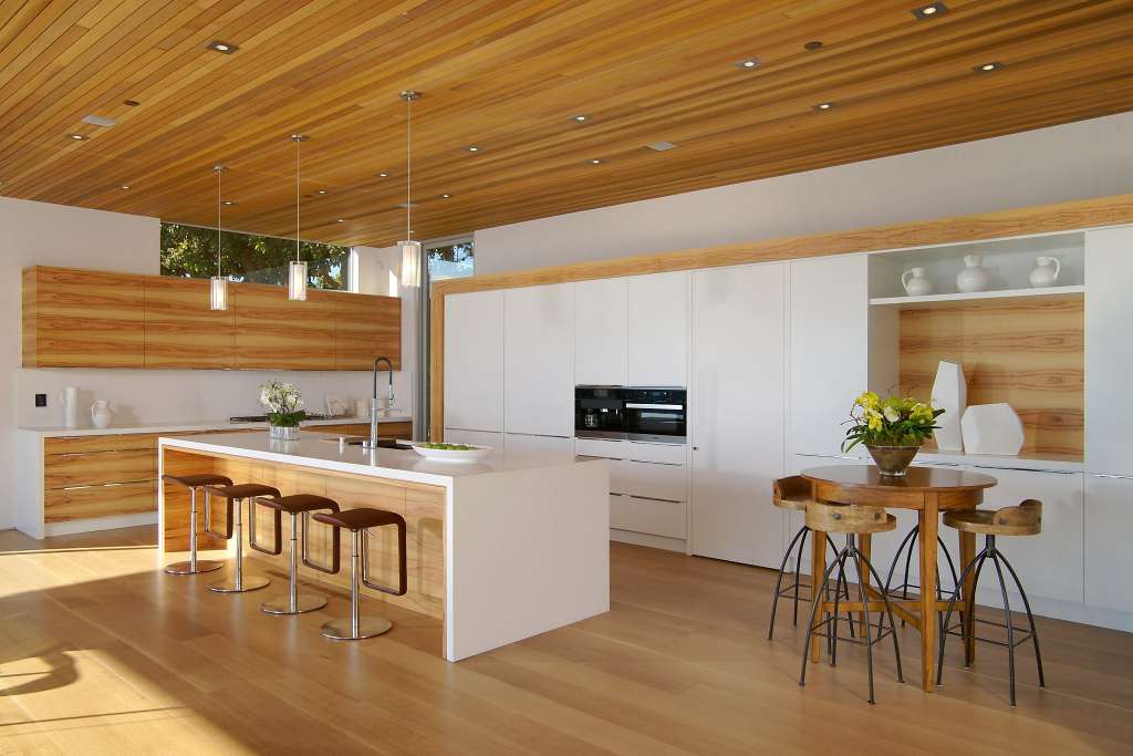 Engineered Plank Flooring - Modern Kitchen
