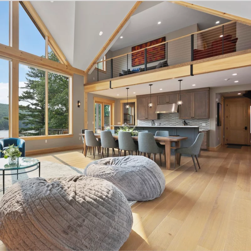 select rift quarter sawn oak flooring - modern dining room