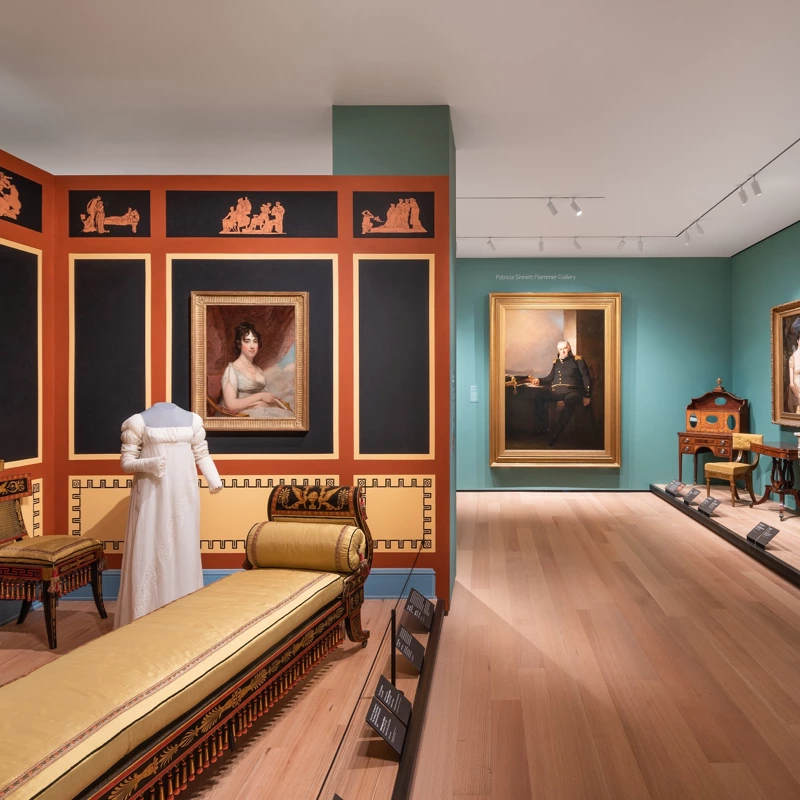 philadelphia art museum - rift red oak flooring - early american