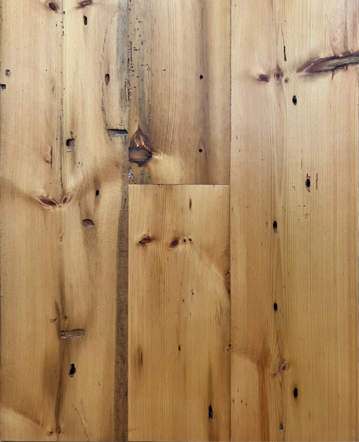 reclaimed pine - vermont plank woodstock finish