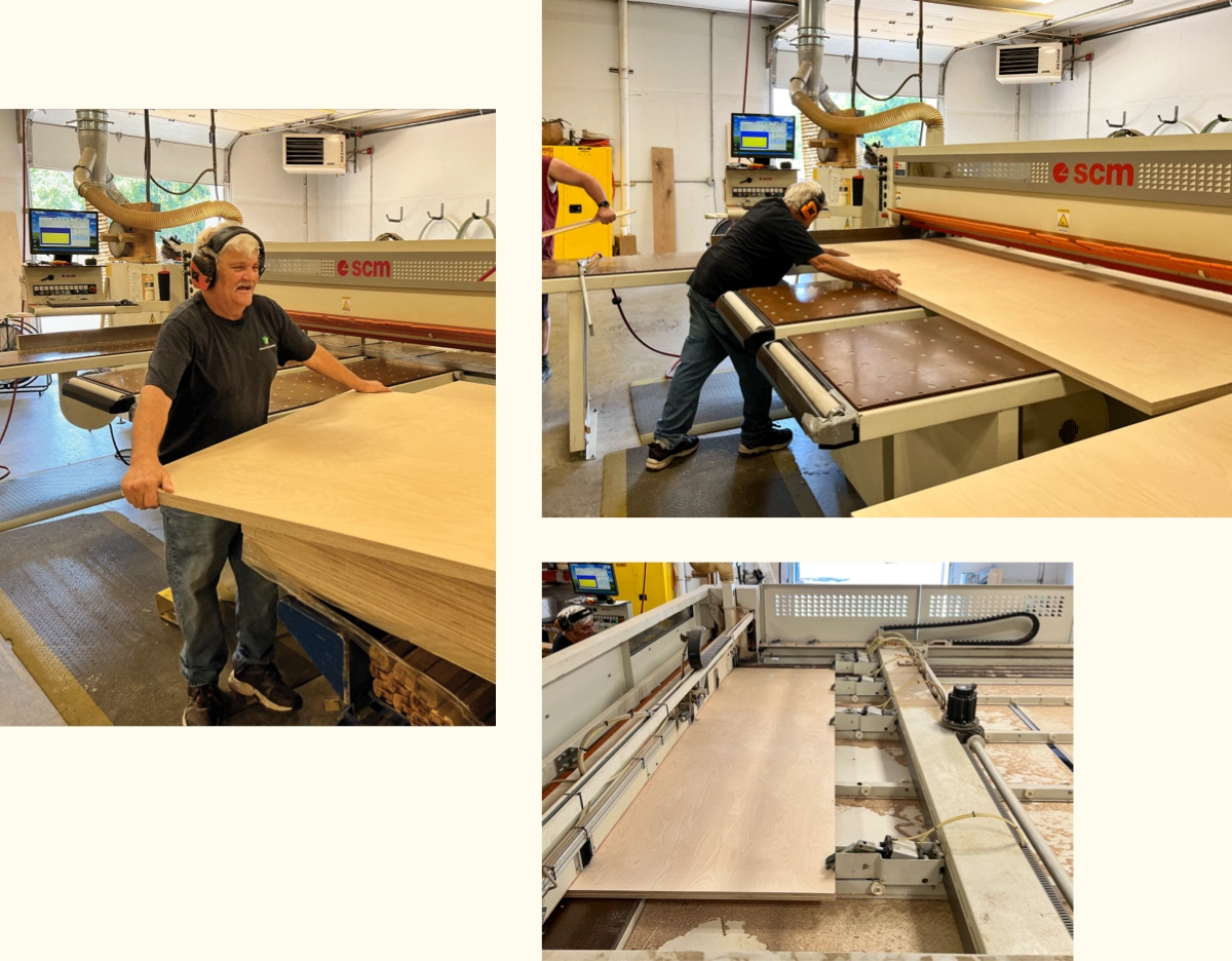 vermont plank plywood beam saw