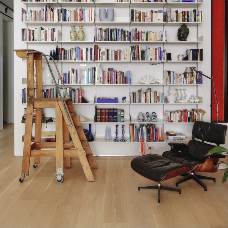 select white oak - soho loft - library nook