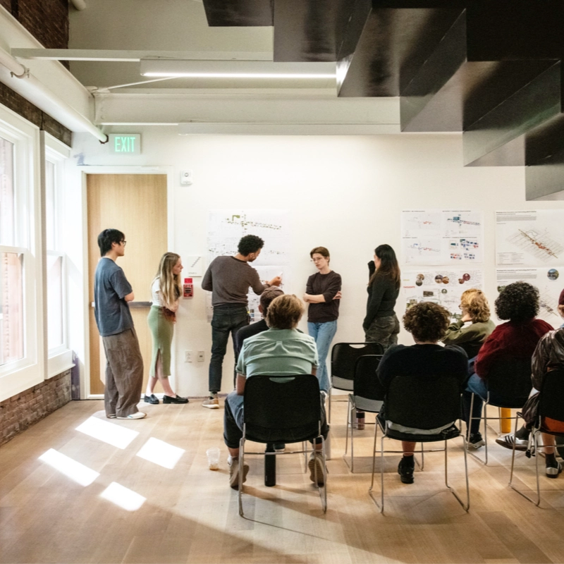 UPenn Weitzman School of Design - Rift White Oak Flooring - Classroom Lecture