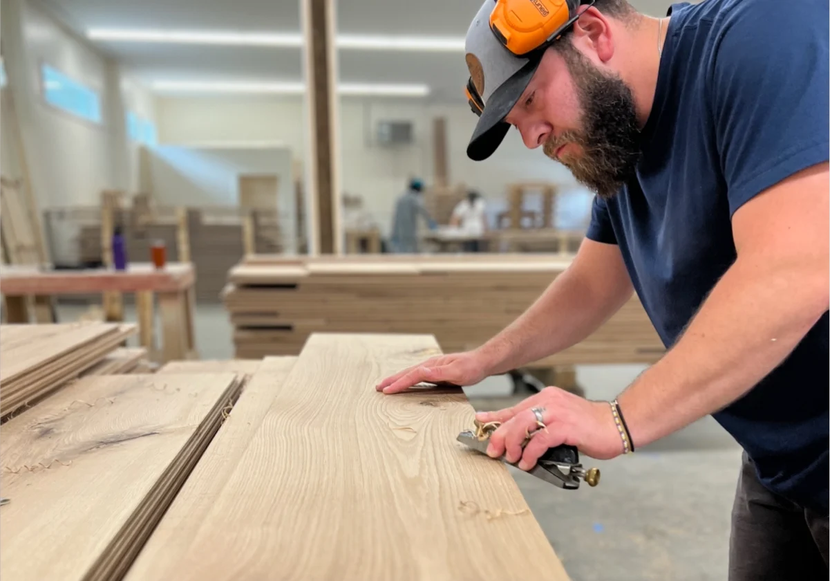 vermont plank custom handscraped edges
